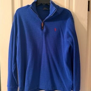 Ralph Lauren Royal Blue Half-Zip Sweater